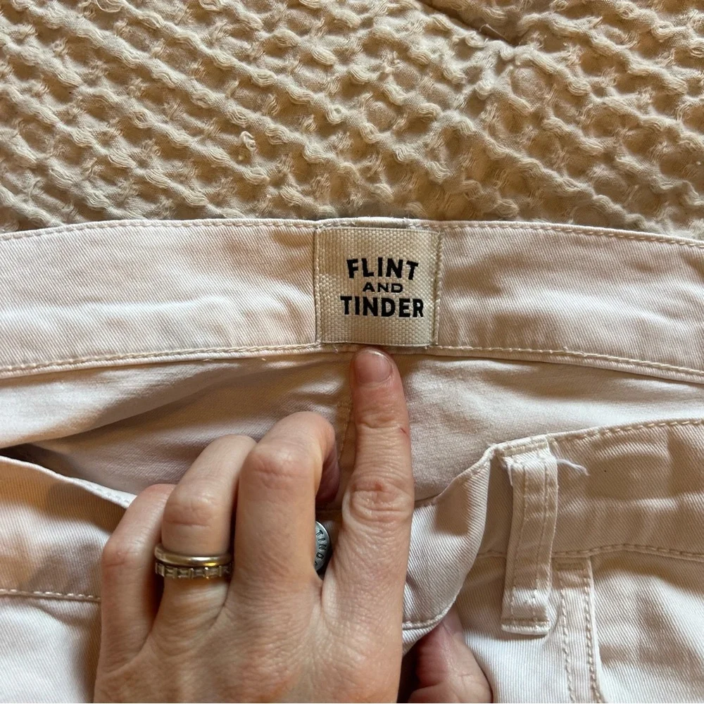 Flint and Tinder Salt Khaki Tan‎ Tapered Pants 38x34